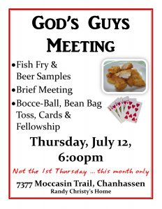 God's Guys Meeting @ Chanhassen | Minnesota | United States