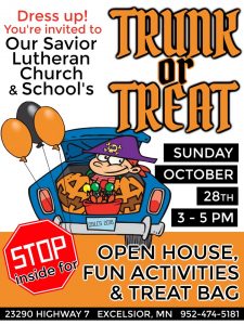 Trunk or Treat Open House @ Our Savior Lutheran Church | Excelsior | Minnesota | United States