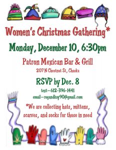 Women's Christmas Gathering @ Patron Mexican Bar & Grill | Chaska | Minnesota | United States