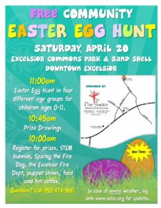 Community Easter Egg Hunt @ Excelsior Commons Park