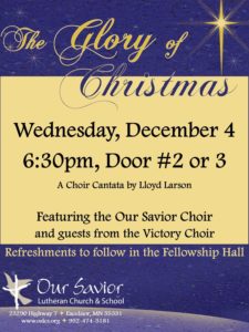 Christmas Concert @ Our Savior Lutheran Church Sanctuary