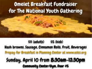 Omelet Breakfast Fundrasier @ Community Center, Door #5