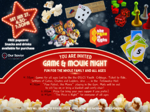 Game & Movie Night @ Fellowship Hall and Community Center