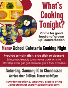 Poster with the details